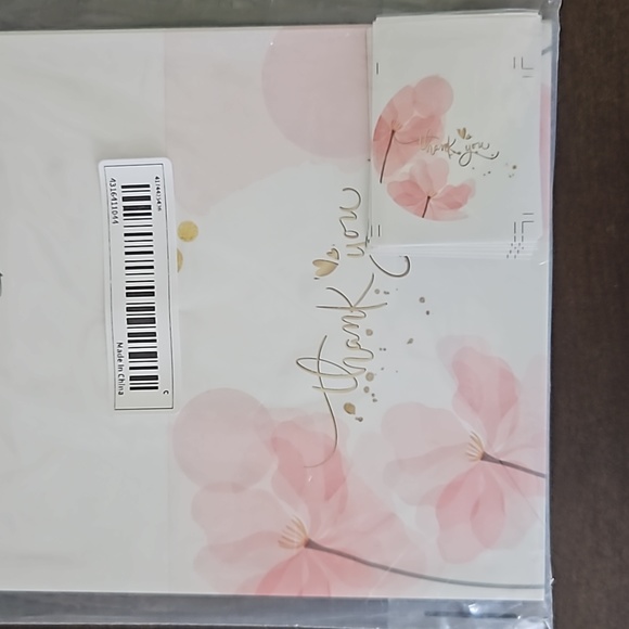 NEW 20 Thank You Poly Mailers, 10 Stickers & 10 4x6 Thank You Cards w/Envelopes - Picture 3 of 4